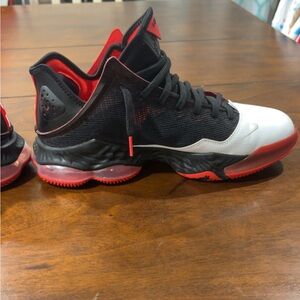 Nike Lebron 19 Black/University Red/White - Worn one time.  Great condition.